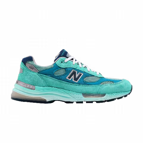 New Balance 992 Made in USA 'Blue Silver Metallic'