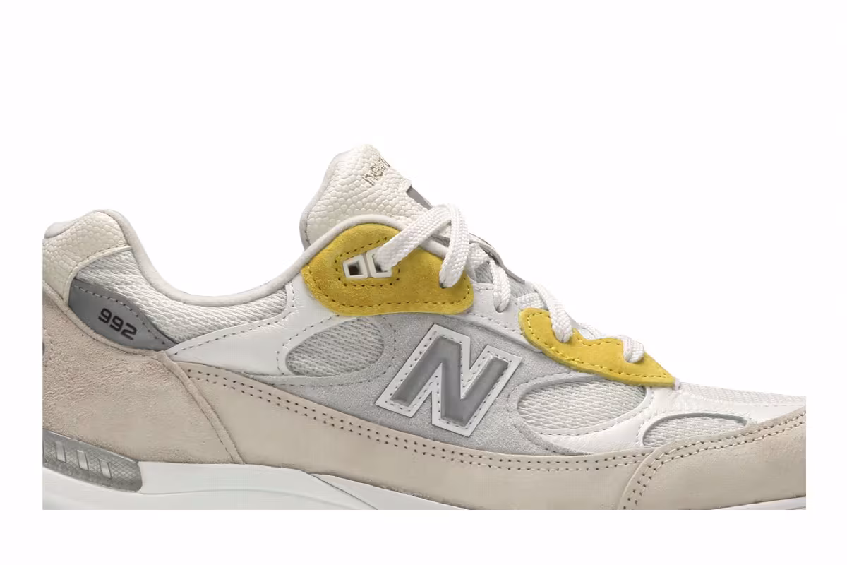 Paperboy Paris x New Balance 992 Made in USA Fried Egg, view 3