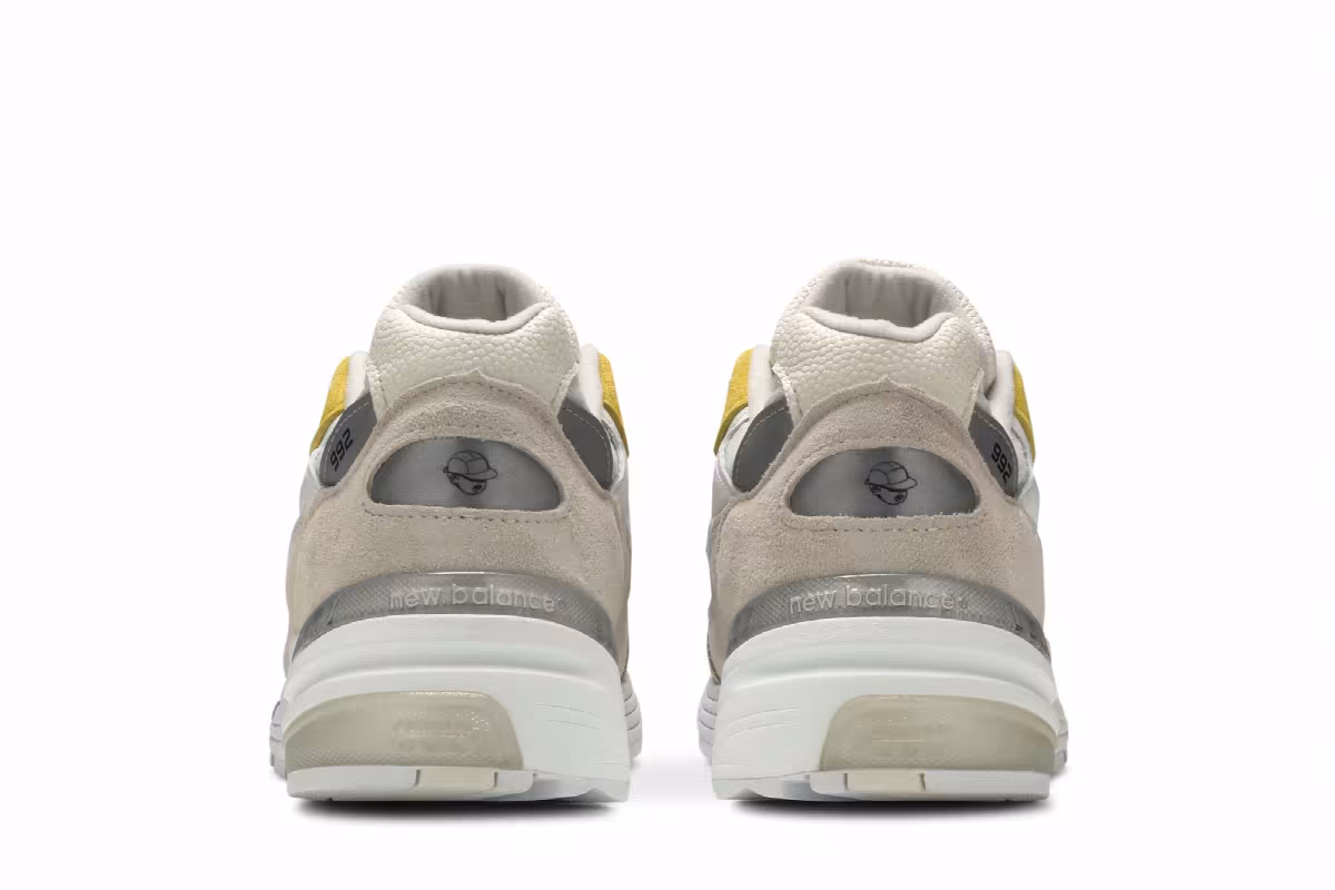 Paperboy Paris x New Balance 992 Made in USA Fried Egg, view 7