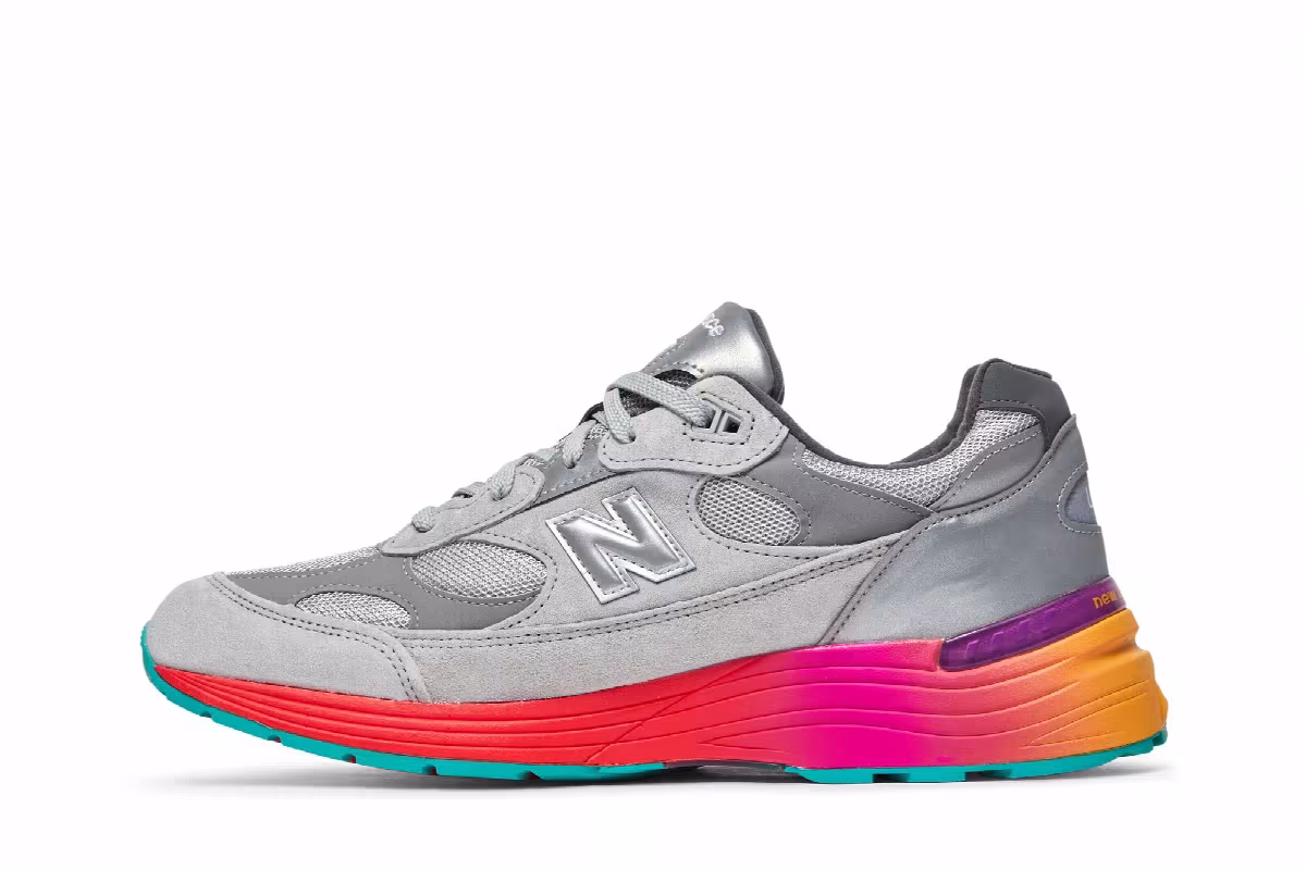New Balance 992 Made in USA Grey Multi, view 4