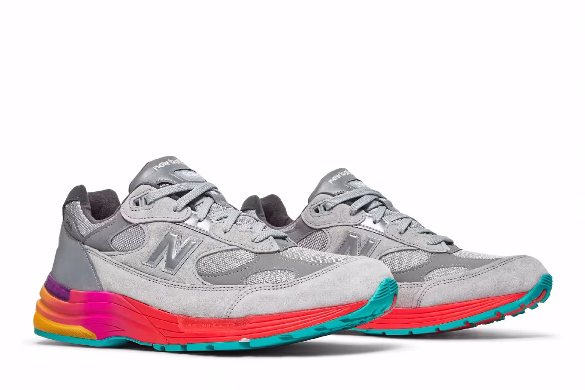 New Balance 992 Made in USA Grey Multi, view 9
