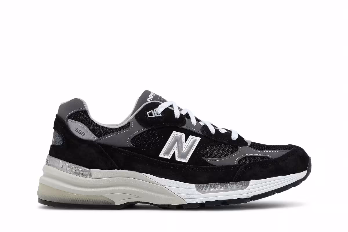 New Balance 992 Made in USA Black 2021, view 2