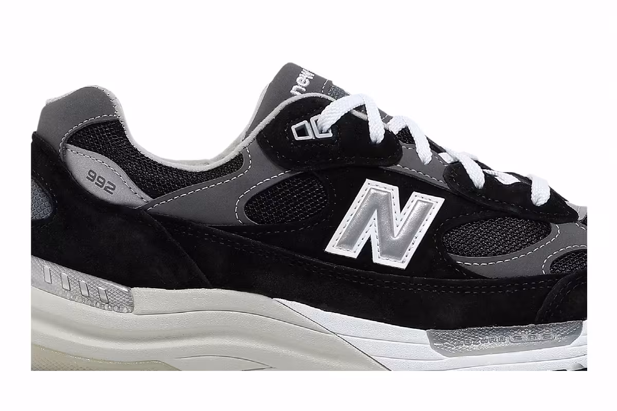New Balance 992 Made in USA Black 2021, view 3