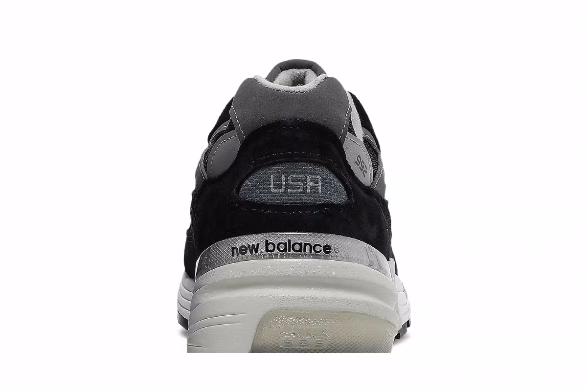 New Balance 992 Made in USA Black 2021, view 8