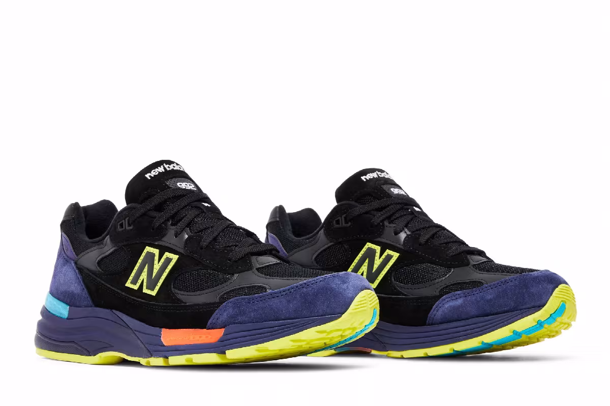 New Balance 992 Made in USA Black Purple, view 9