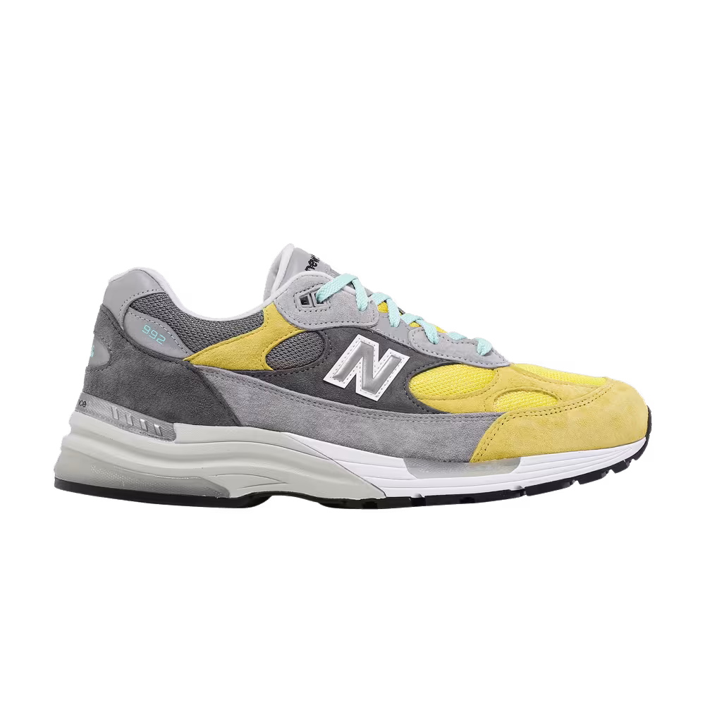 Amoeba Music x Nice Kicks x New Balance 992 Made in USA Peace Through Music - Grey