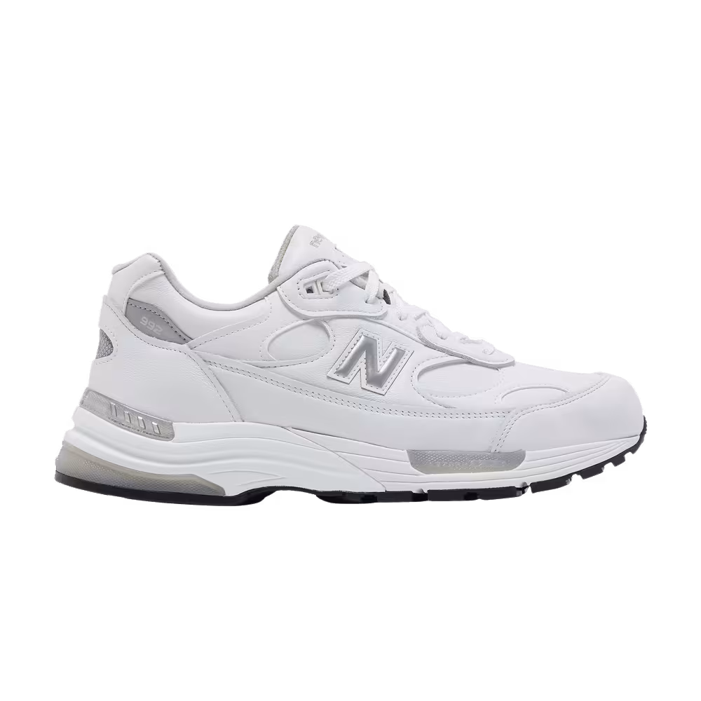 New Balance 992 Made in USA White Silver