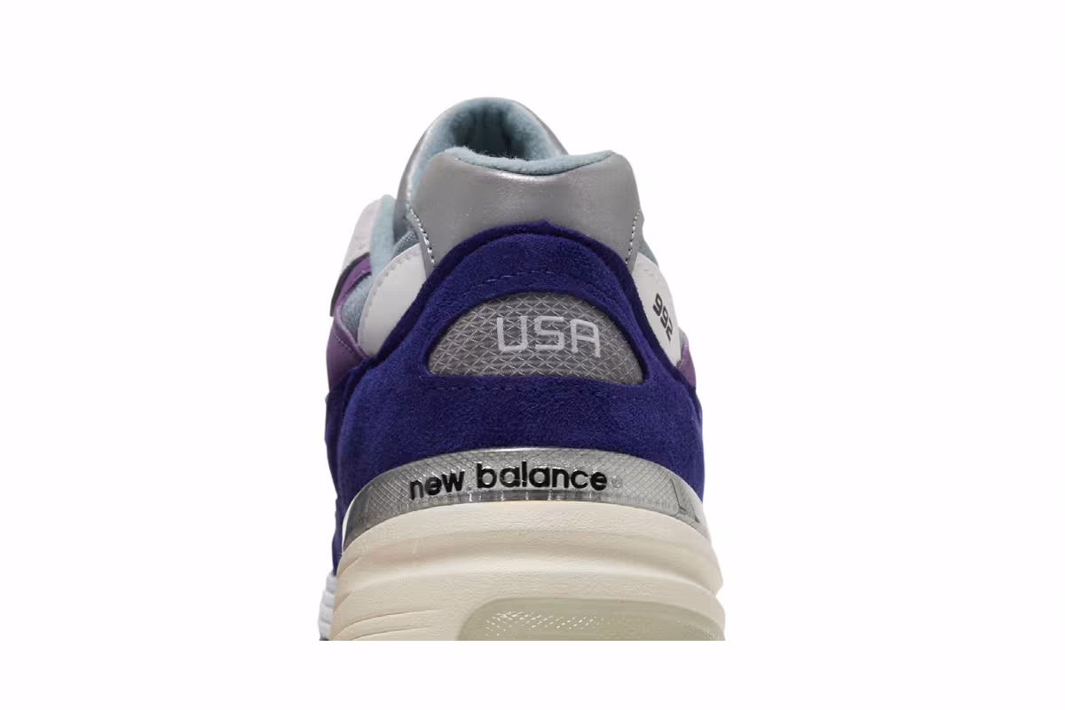 New Balance 992 Made in USA Violet Purple, view 8
