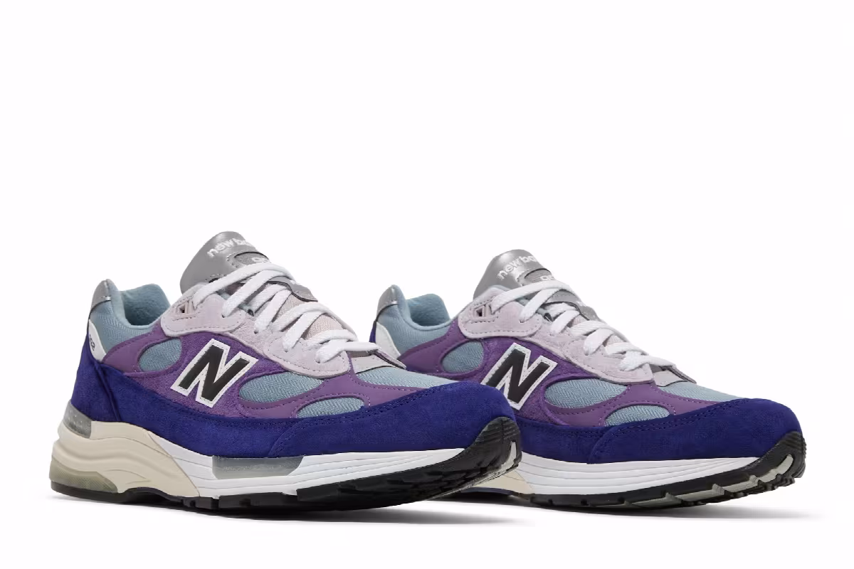 New Balance 992 Made in USA Violet Purple, view 9