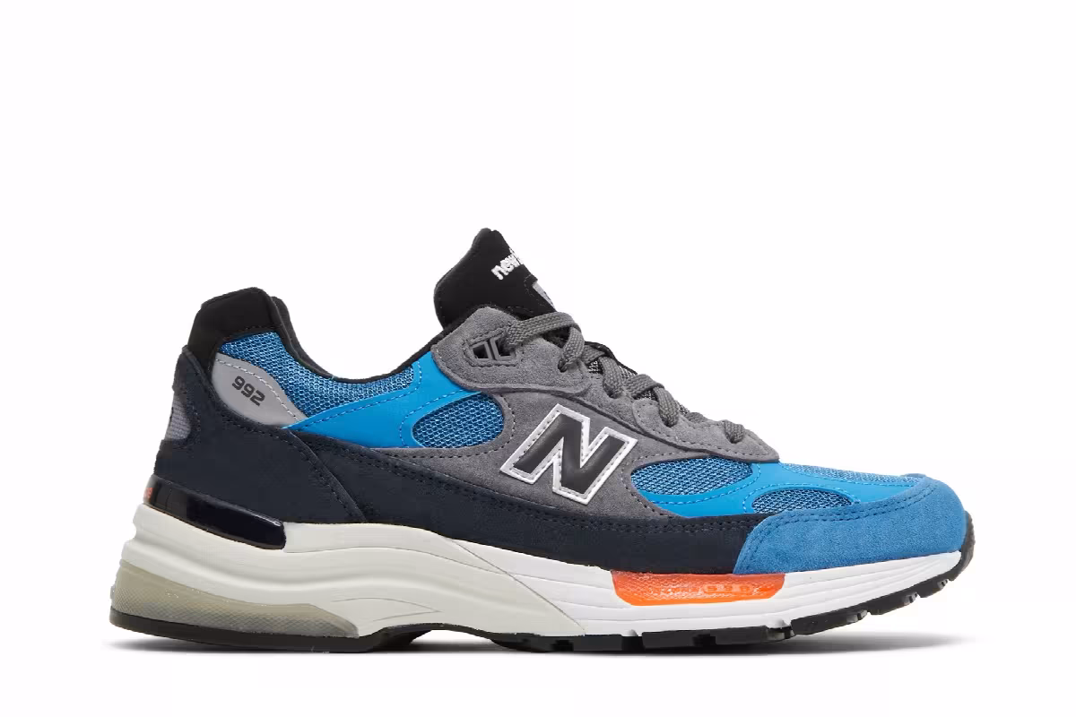 New Balance 992 Made in USA Blue Grey, view 2
