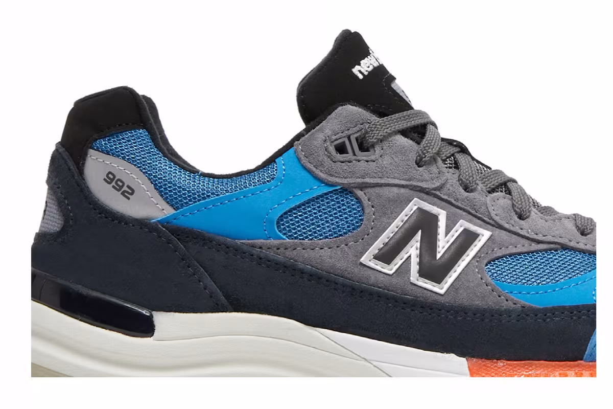 New Balance 992 Made in USA Blue Grey, view 3