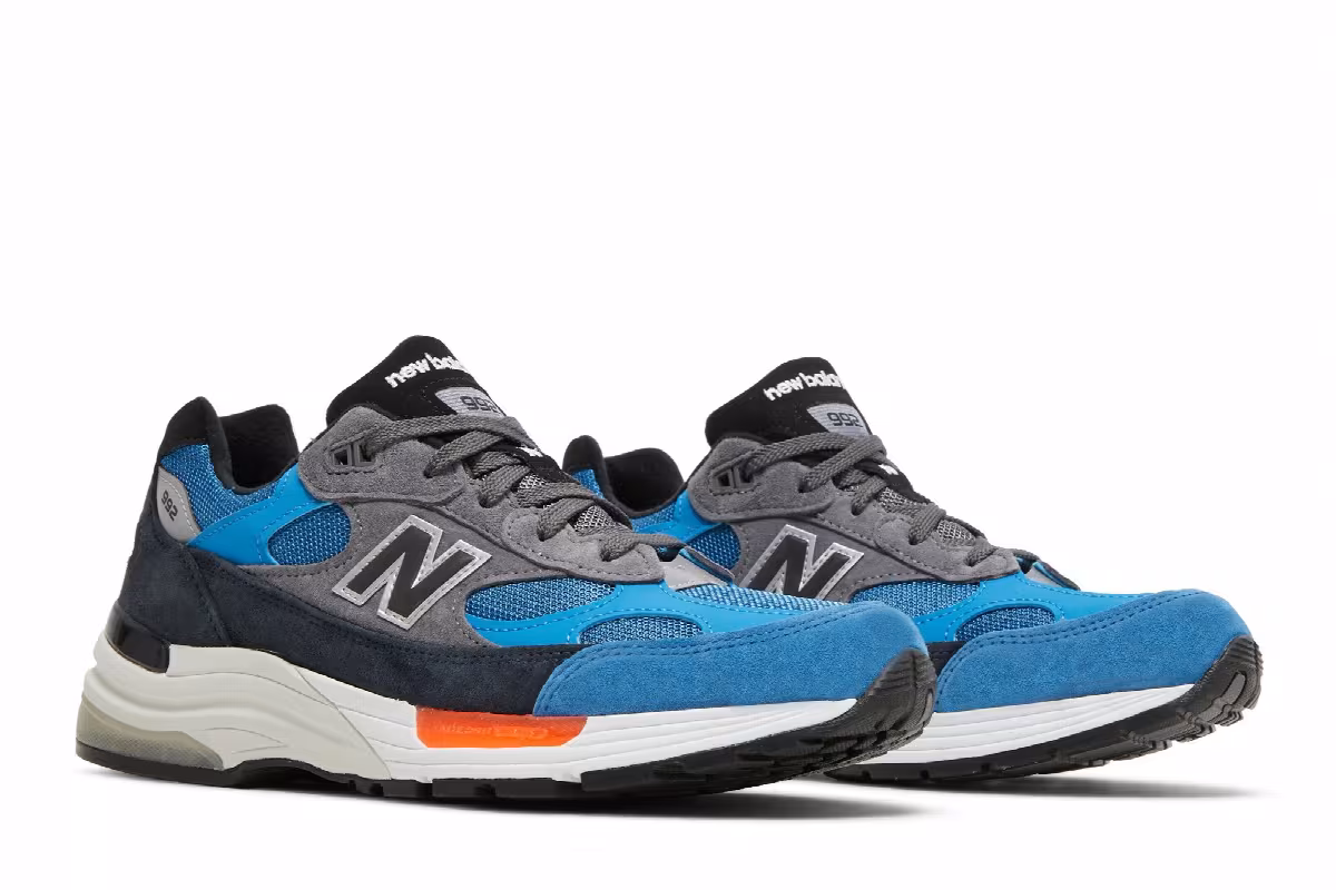 New Balance 992 Made in USA Blue Grey, view 9