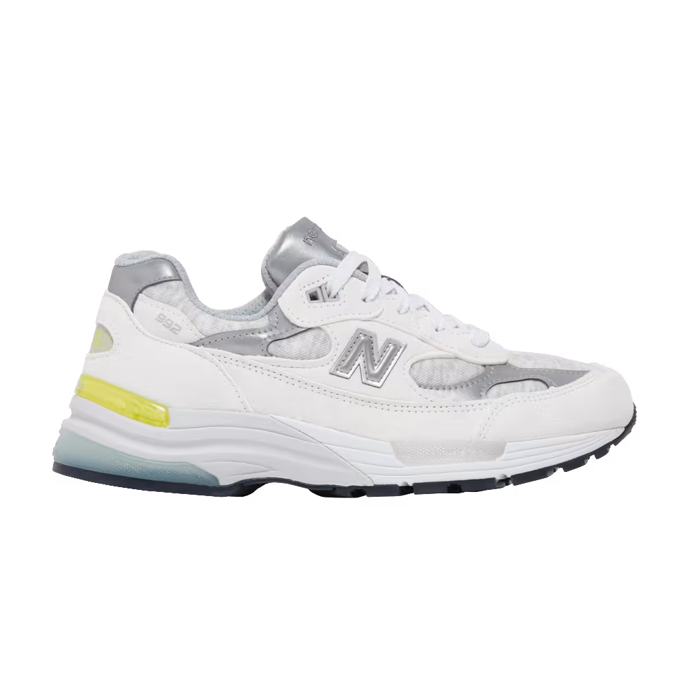 New Balance Women's 992 Made in USA White Cyclone