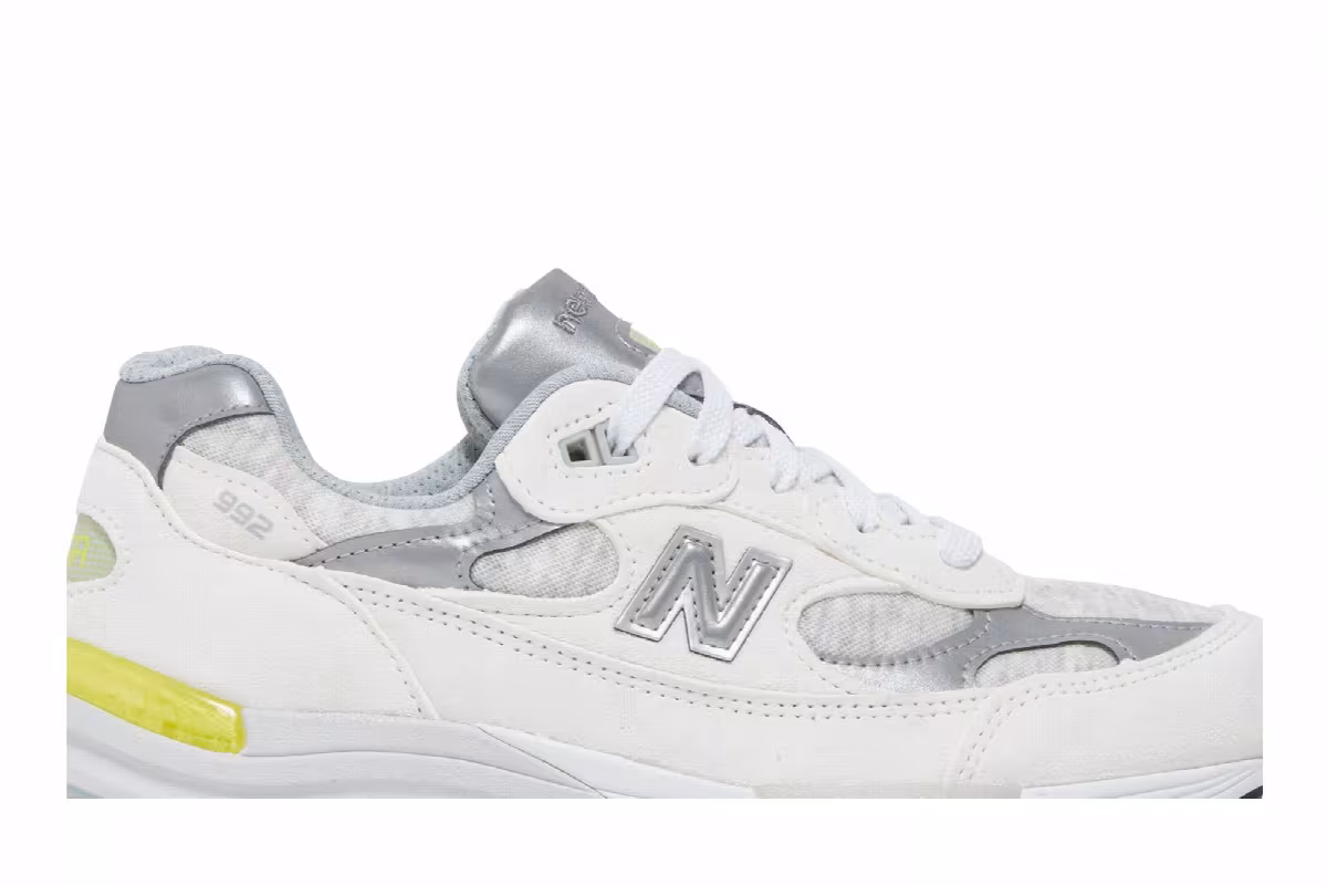 New Balance Women's 992 Made in USA White Cyclone, view 3