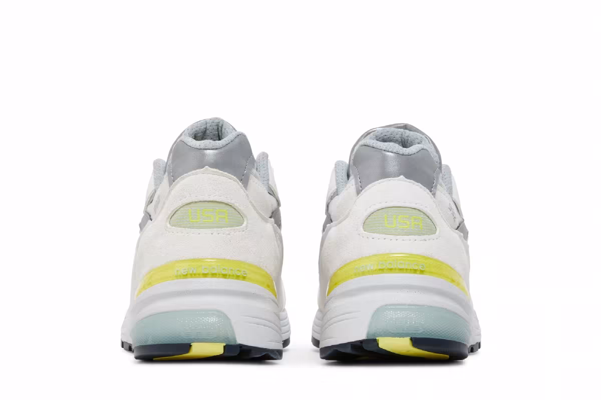 New Balance Women's 992 Made in USA White Cyclone, view 7
