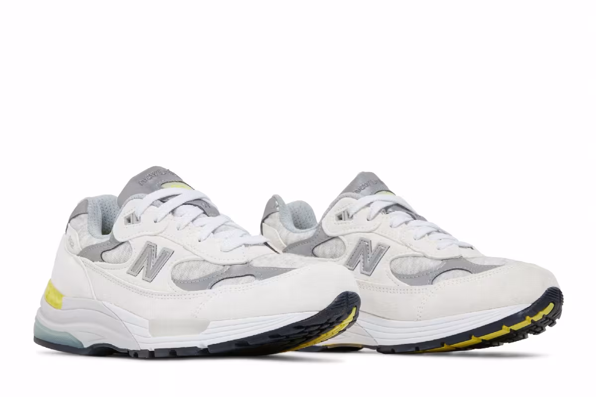 New Balance Women's 992 Made in USA White Cyclone, view 9