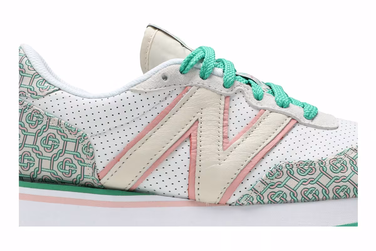 Casablanca x New Balance 237 Munsell White Green, view 3