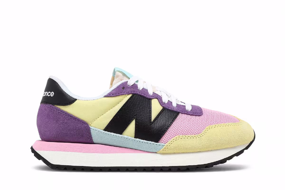 New Balance Women's 237 Lemon Sour Grape, view 2