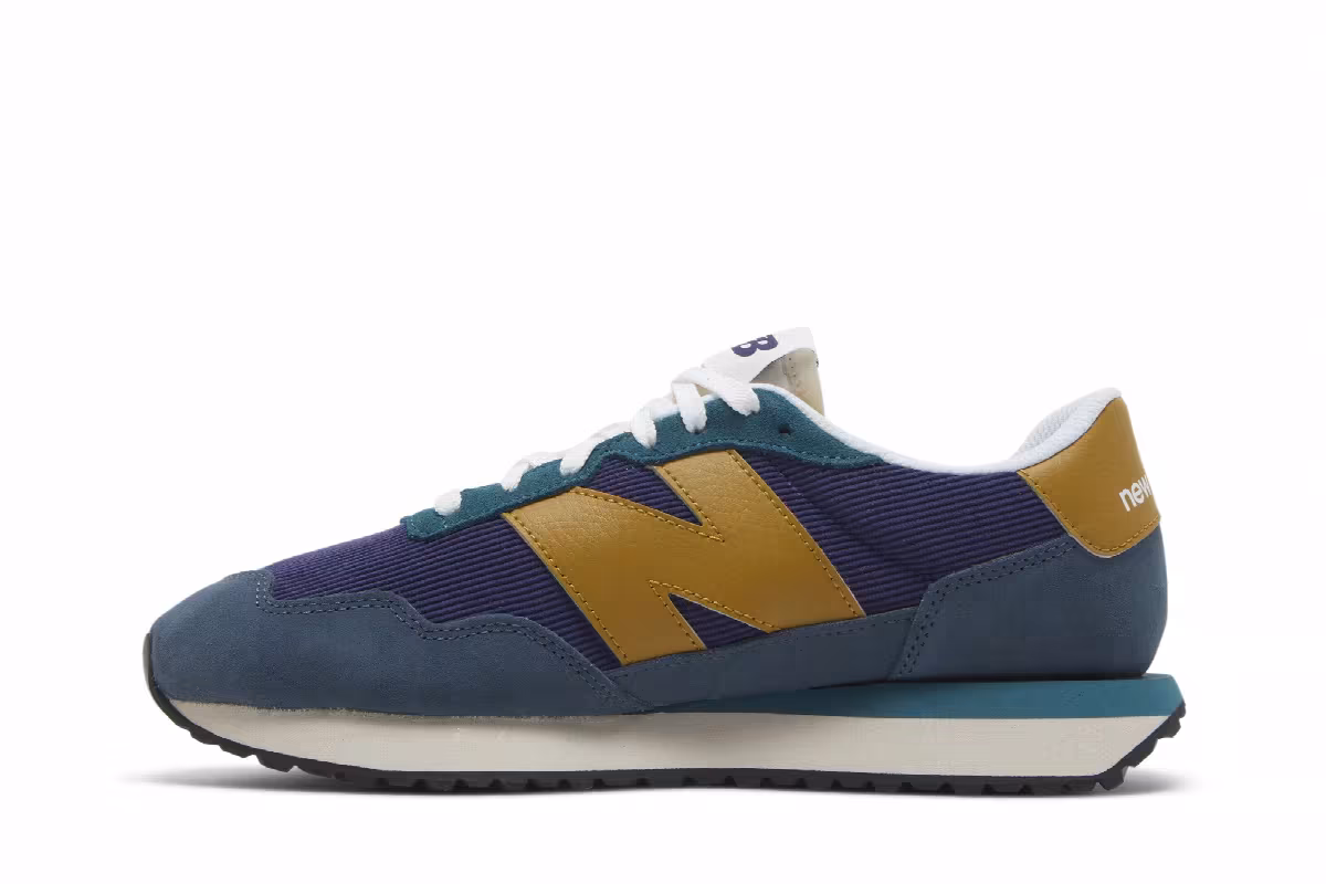 New Balance 237 Mountain Teal Gold Moss, view 4