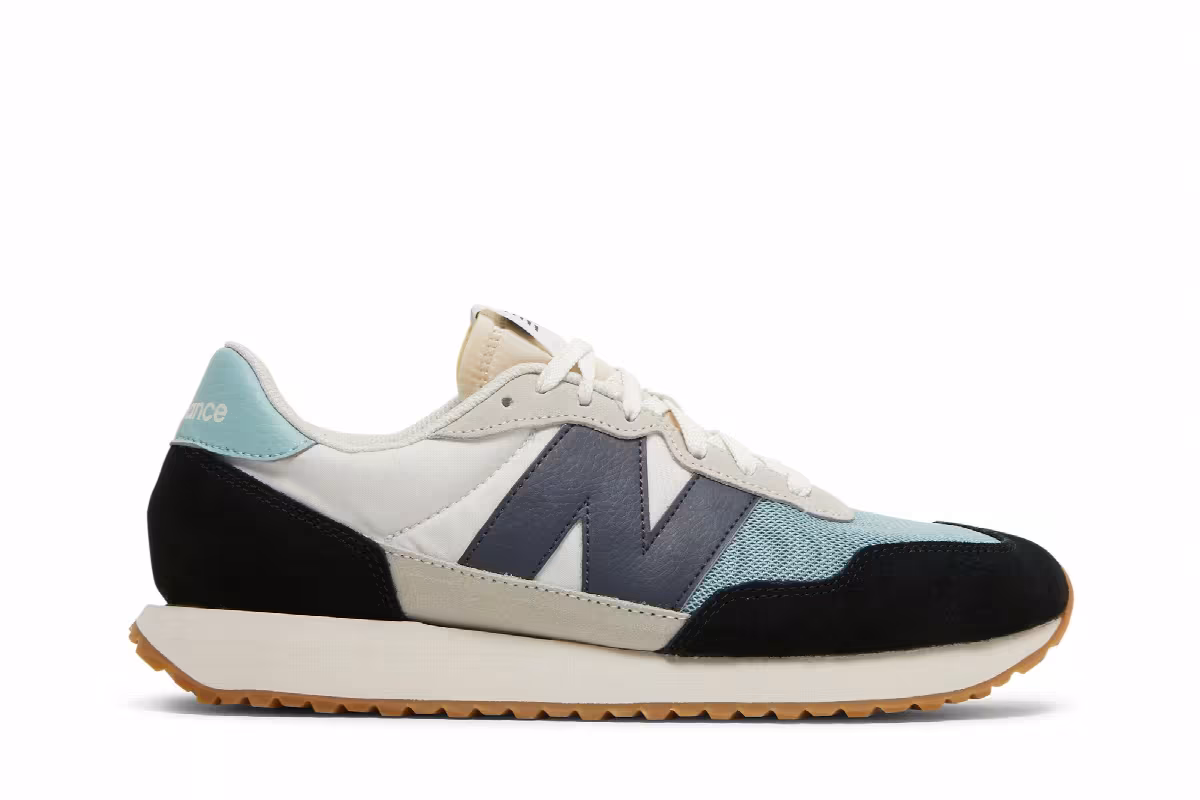 New Balance 237 Black Storm Blue, view 2
