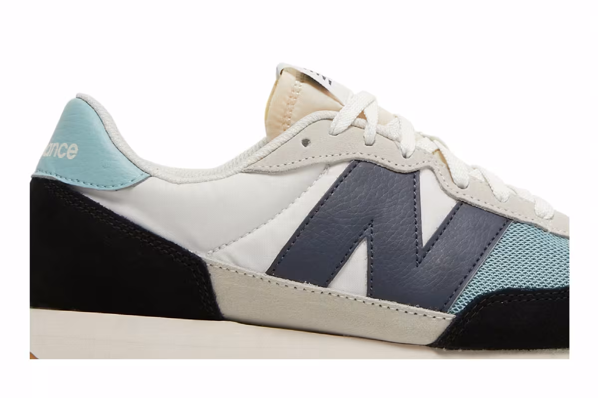 New Balance 237 Black Storm Blue, view 3