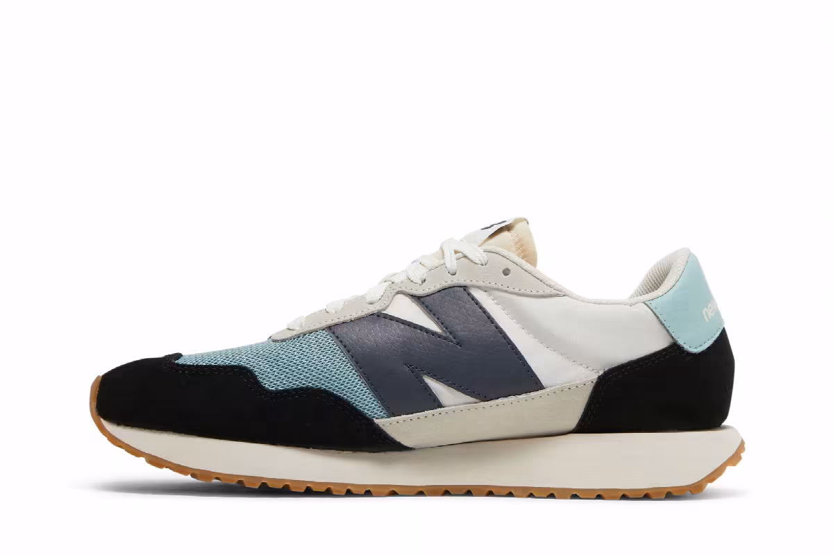 New Balance 237 Black Storm Blue, view 4