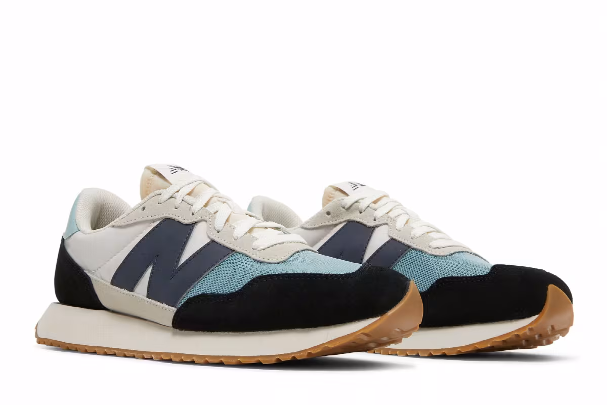 New Balance 237 Black Storm Blue, view 9