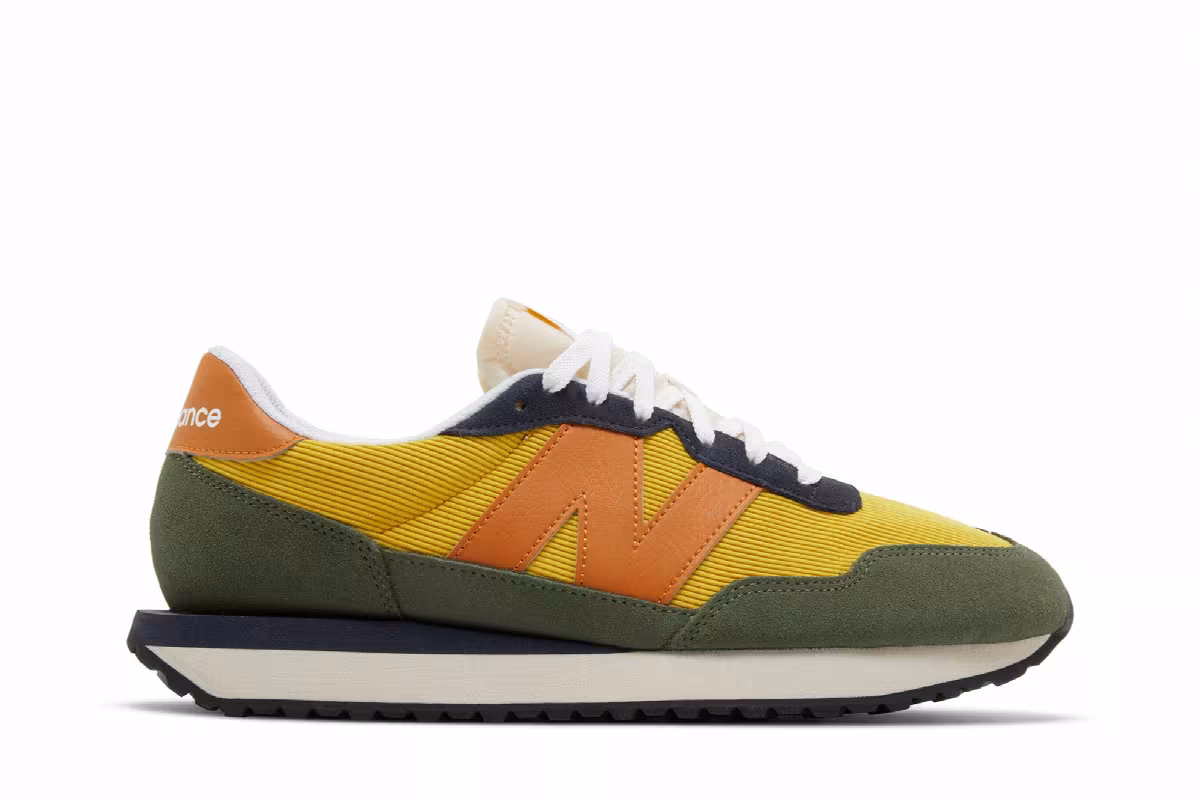 New Balance 237 Harvest Gold Madras Orange, view 2