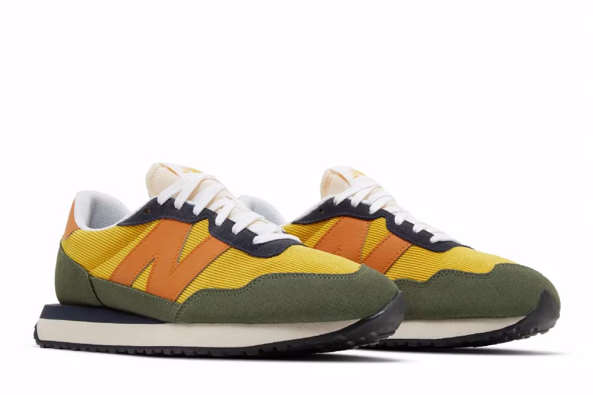 New Balance 237 Harvest Gold Madras Orange, view 9