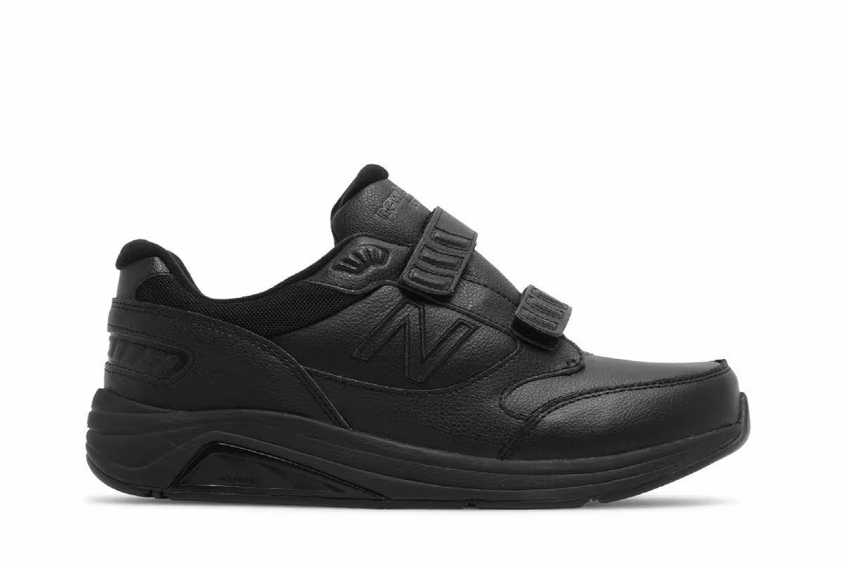 New Balance 928v3 Hook and Loop 6E Wide Black, view 2