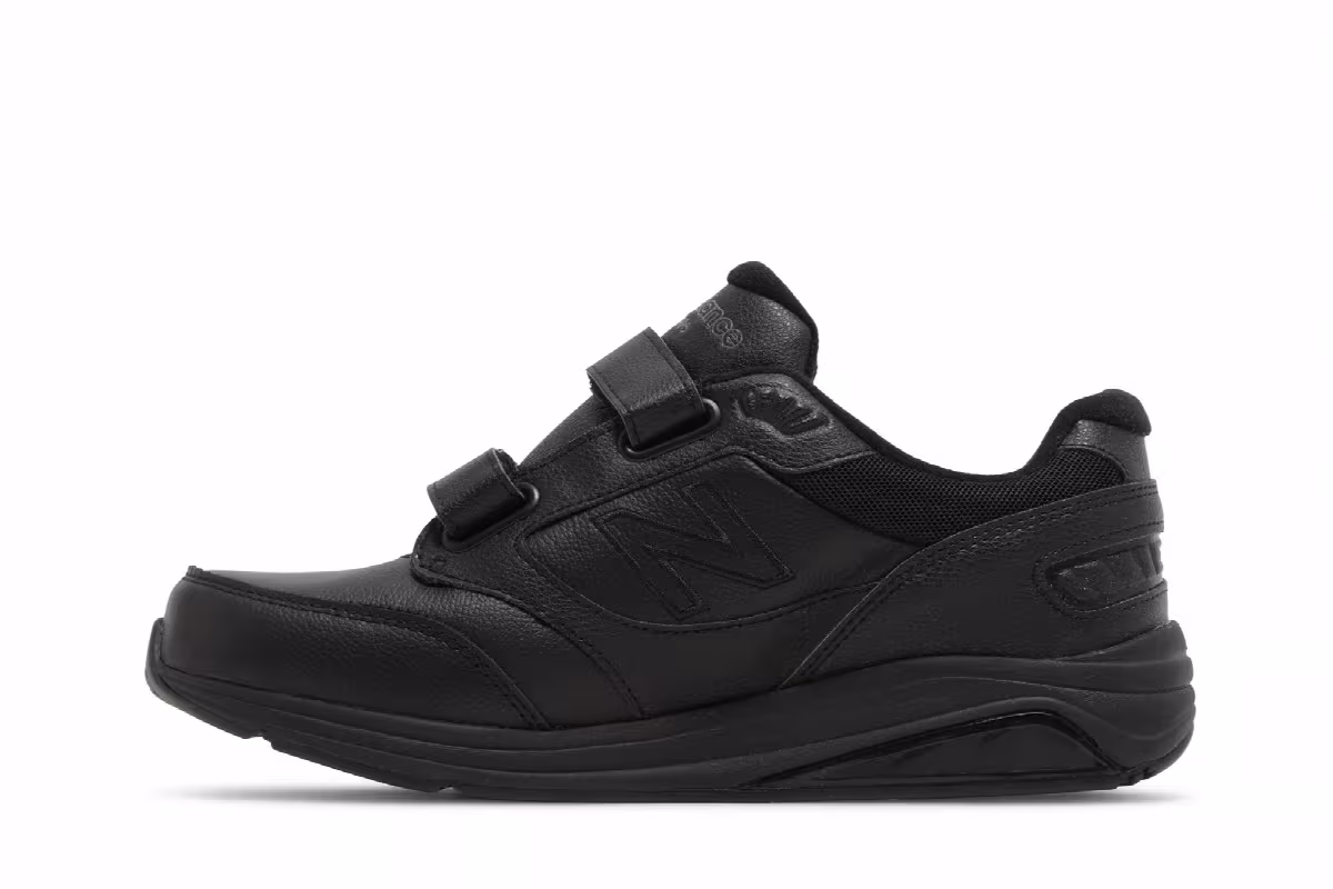 New Balance 928v3 Hook and Loop 6E Wide Black, view 4