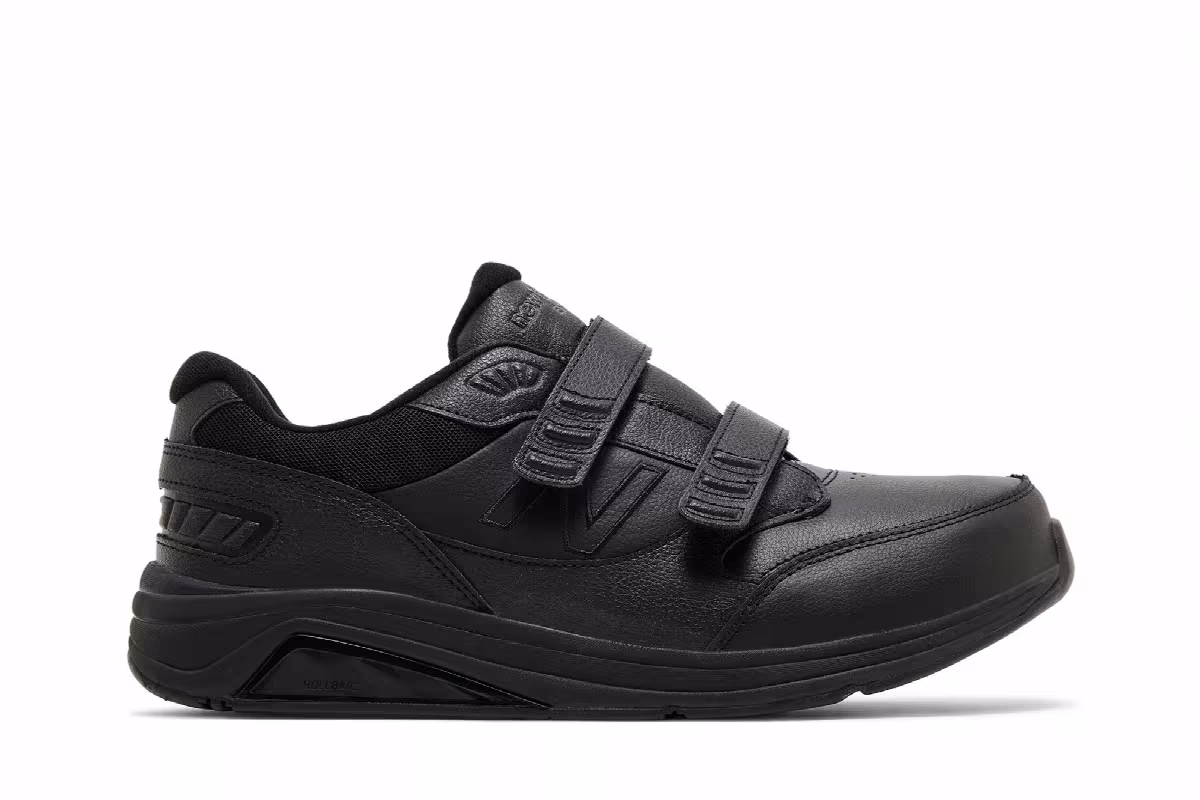 New Balance 928v3 Hook and Loop B Wide Black, view 2