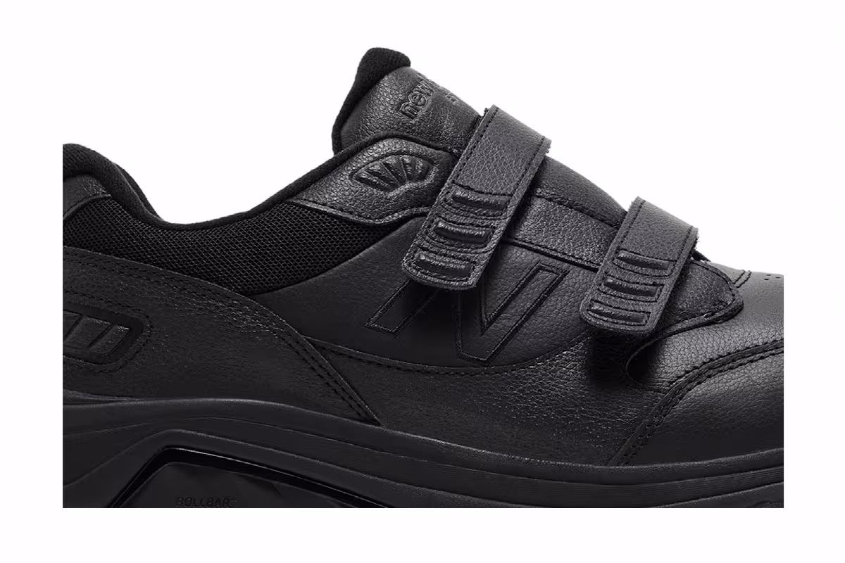 New Balance 928v3 Hook and Loop B Wide Black, view 3