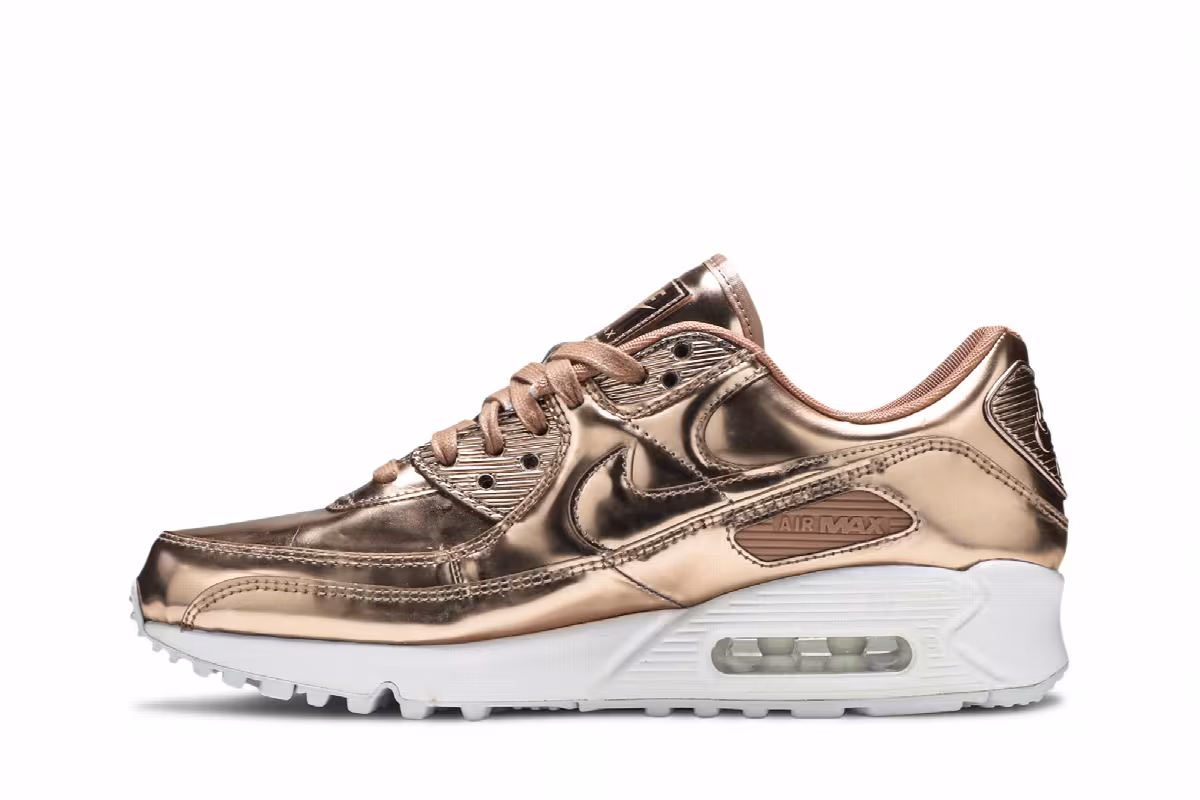 Nike Women's Air Max 90 Metallic Pack - Rose Gold, view 4