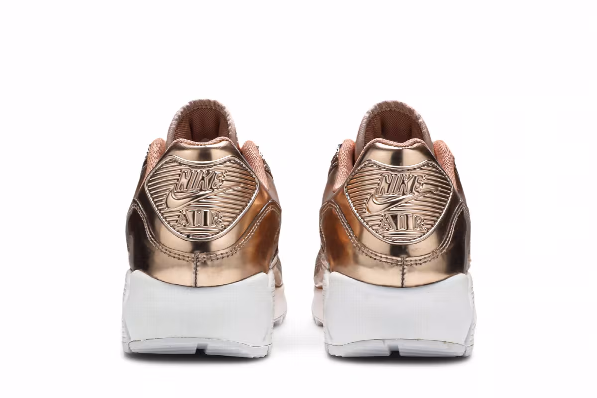 Nike Women's Air Max 90 Metallic Pack - Rose Gold, view 7