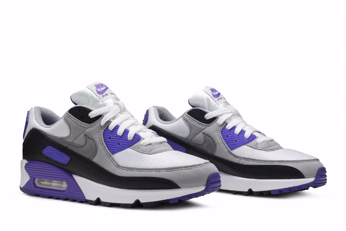 Nike Women's Air Max 90 Hyper Grape, view 9