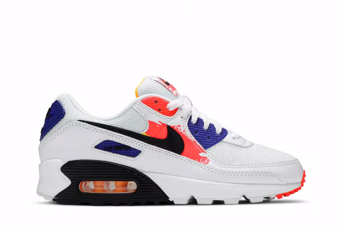 Nike Women's Air Max 90 Brushstroke, view 2