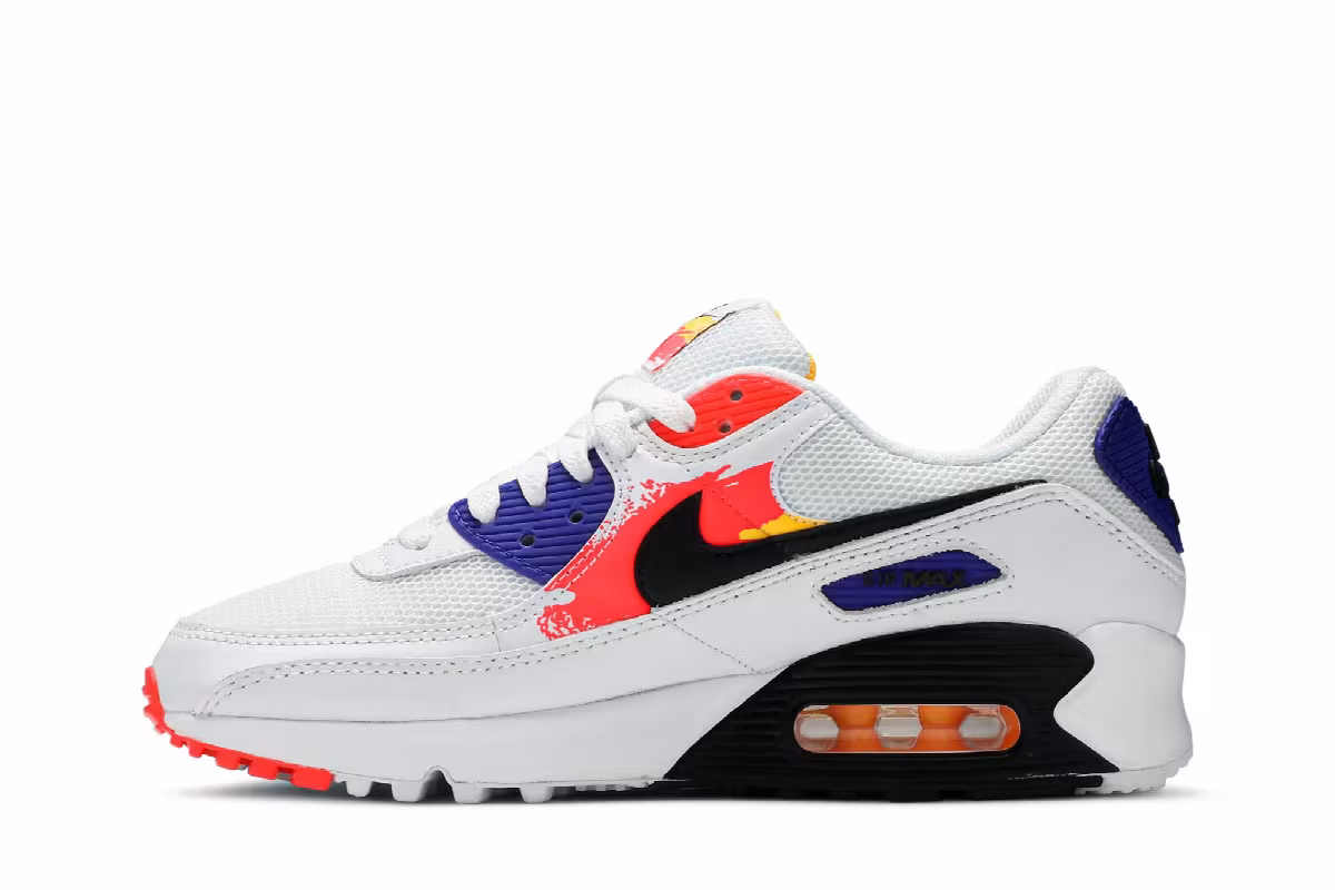 Nike Women's Air Max 90 Brushstroke, view 4