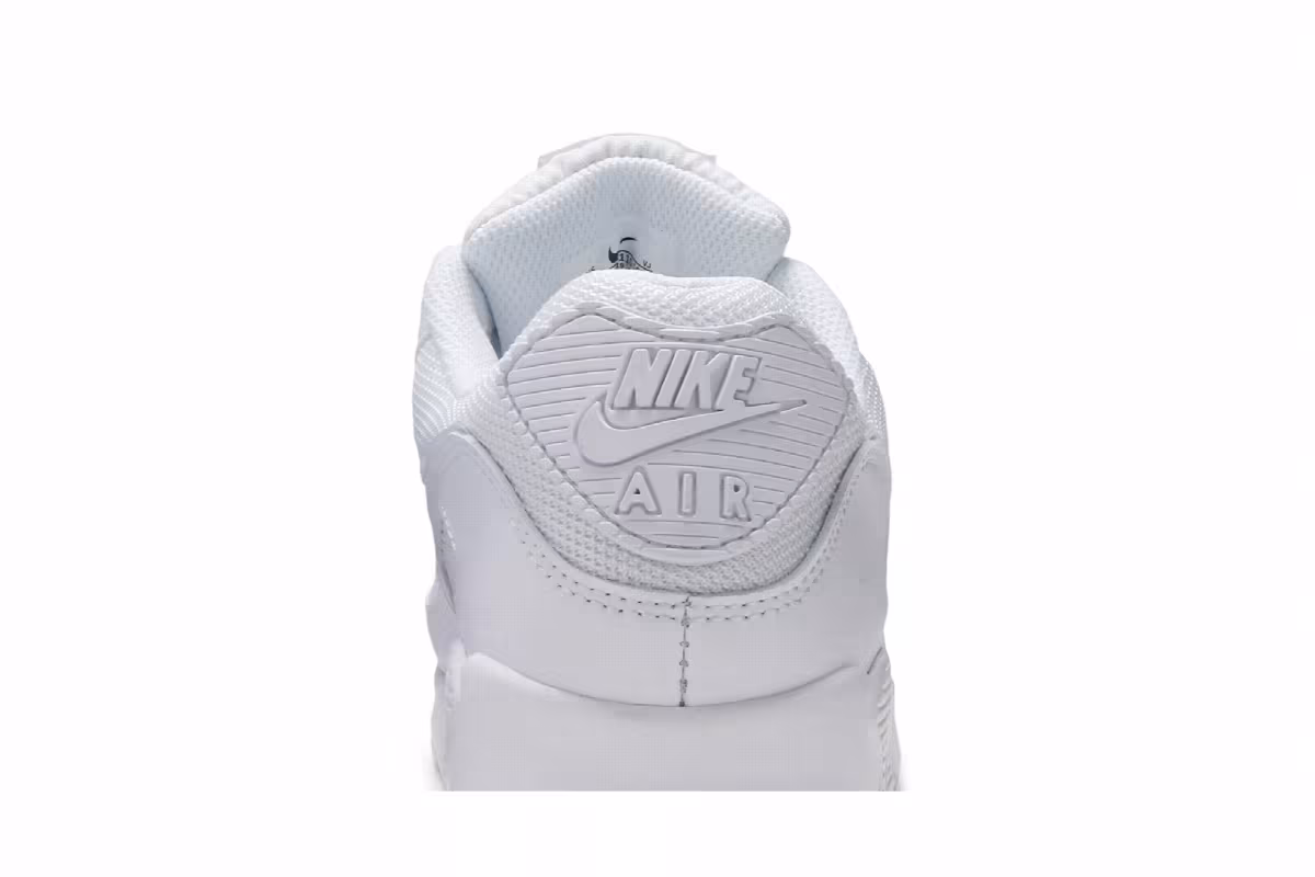 Nike Women's Air Max 90 Twist Triple White, view 8