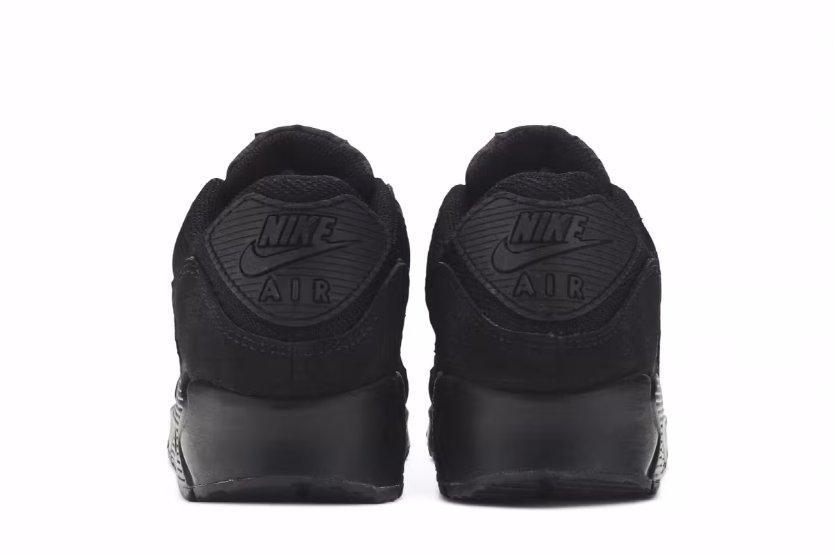 Nike Women's Air Max 90 Recraft Triple Black, view 7
