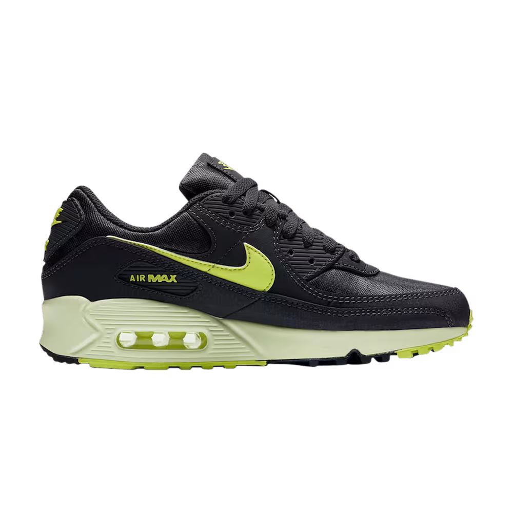 Nike Women's Air Max 90 Dark Smoke Grey Volt