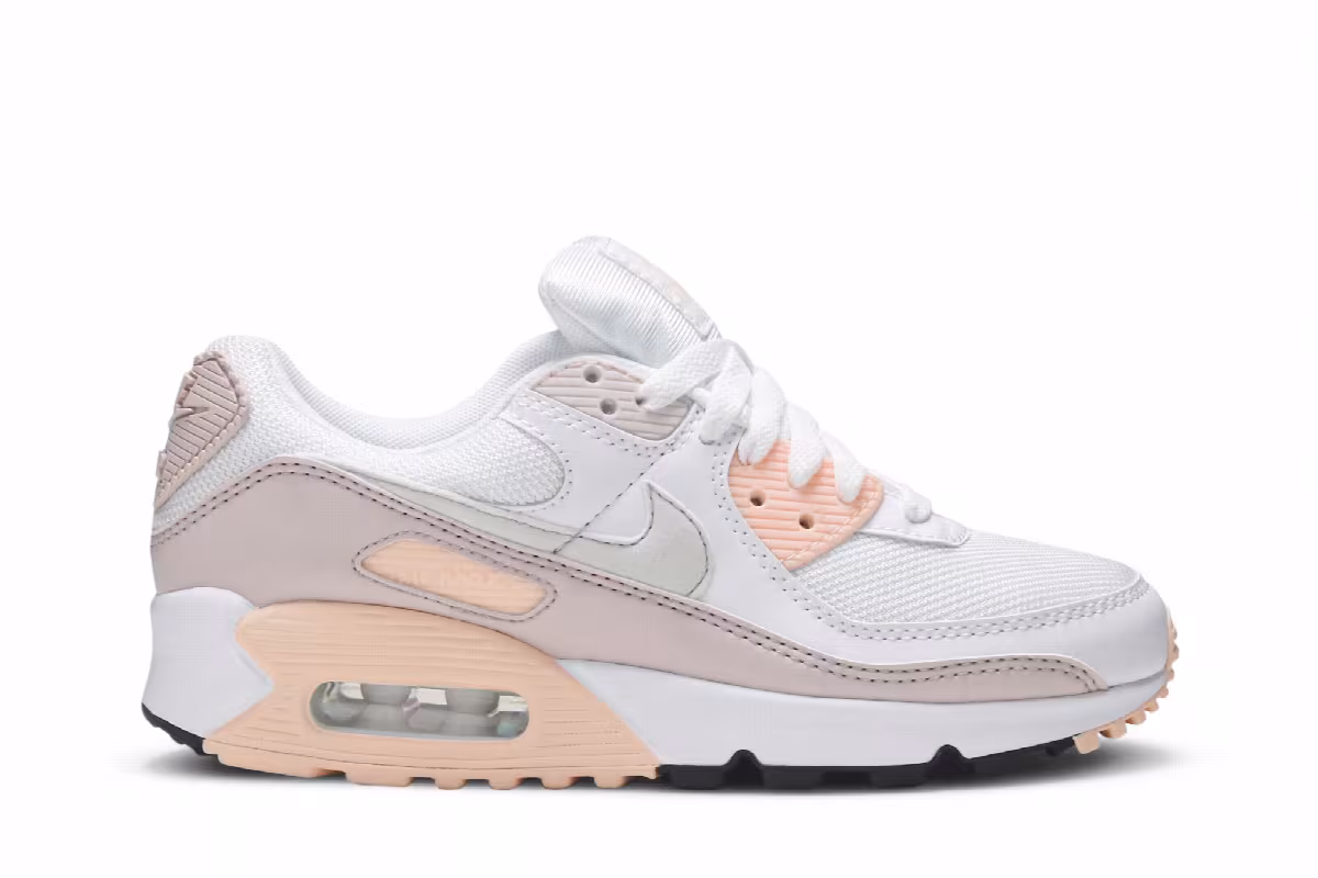 Nike Women's Air Max 90 Washed Coral, view 2