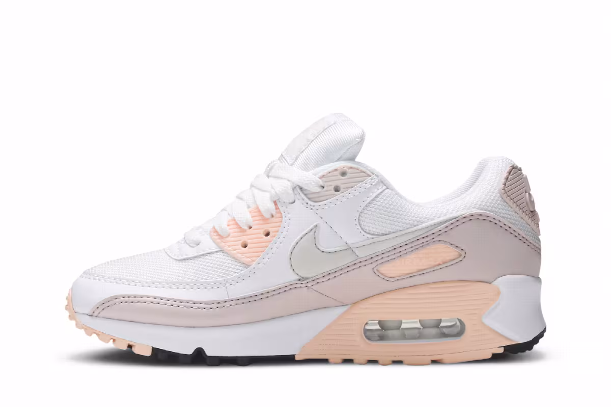 Nike Women's Air Max 90 Washed Coral, view 4