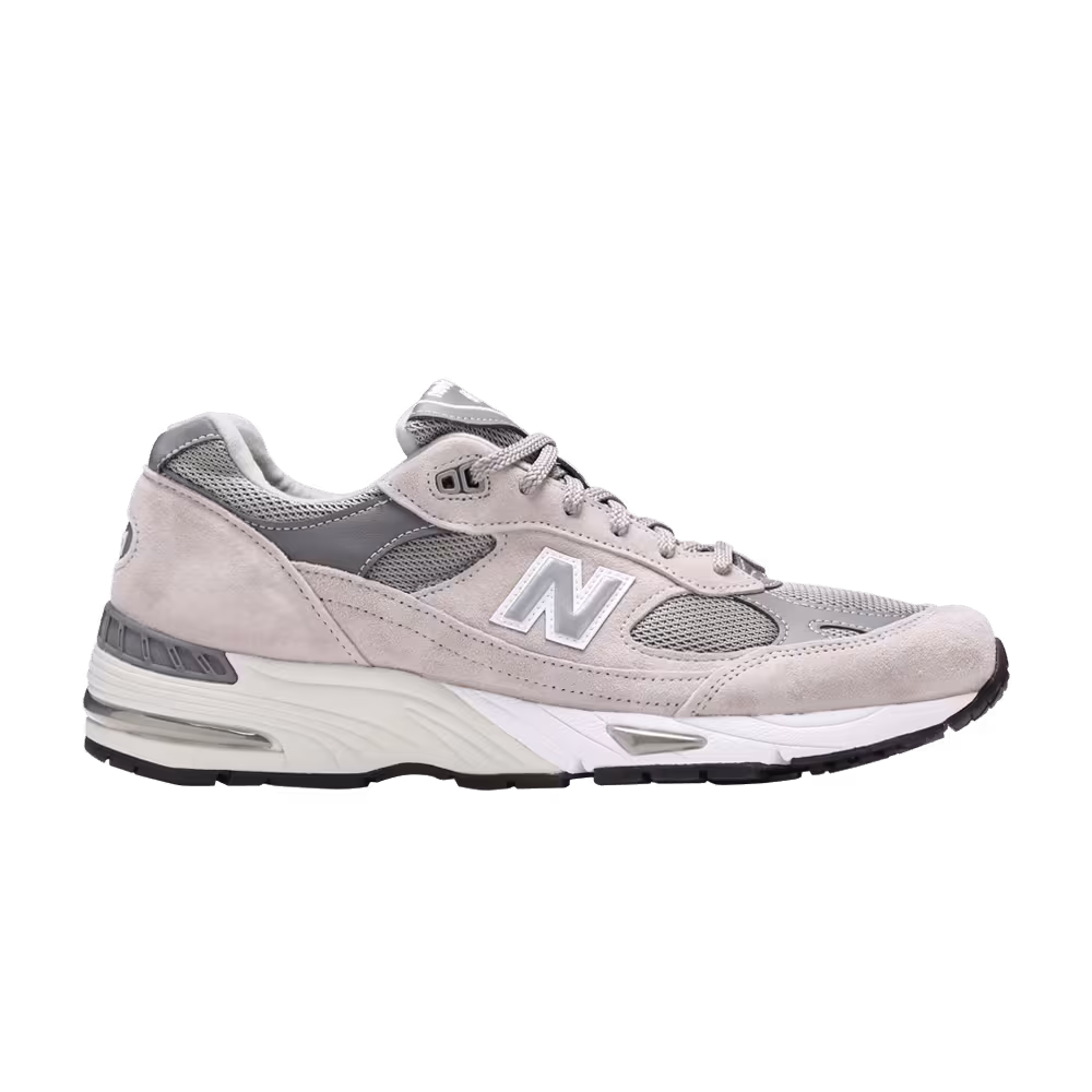 New Balance Men's 991 Made in England Grey White