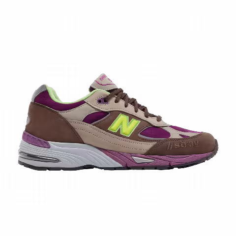 Stray Rats x New Balance 991 Made in England 'Purple Green'