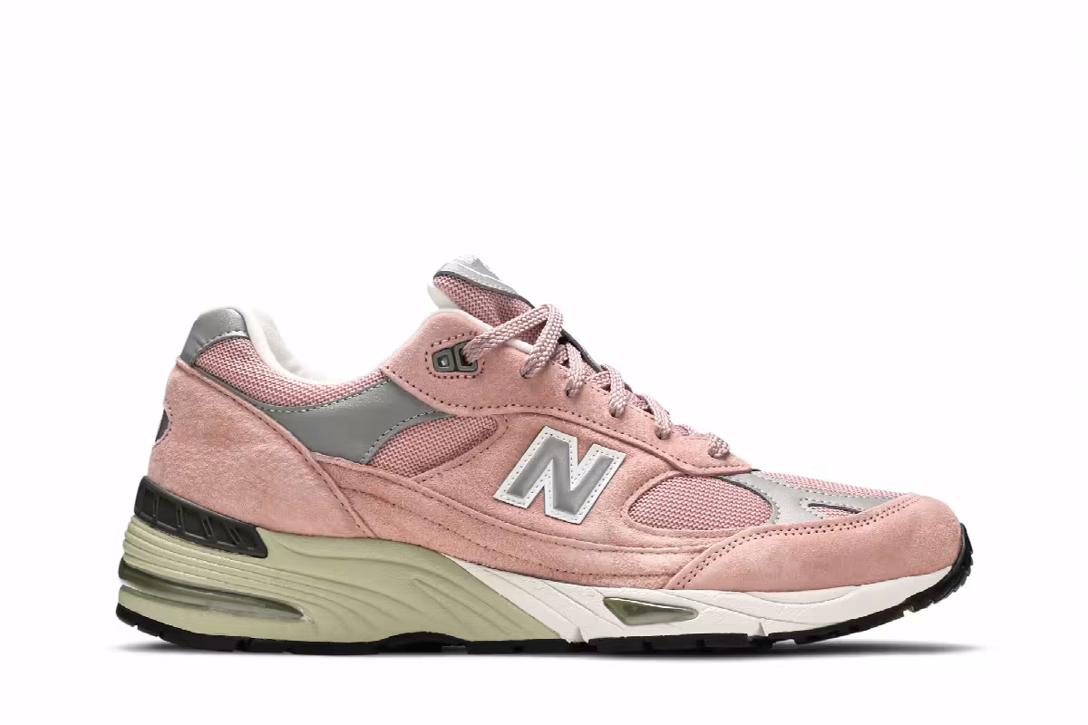 New Balance 991 Made in England Pink, view 2