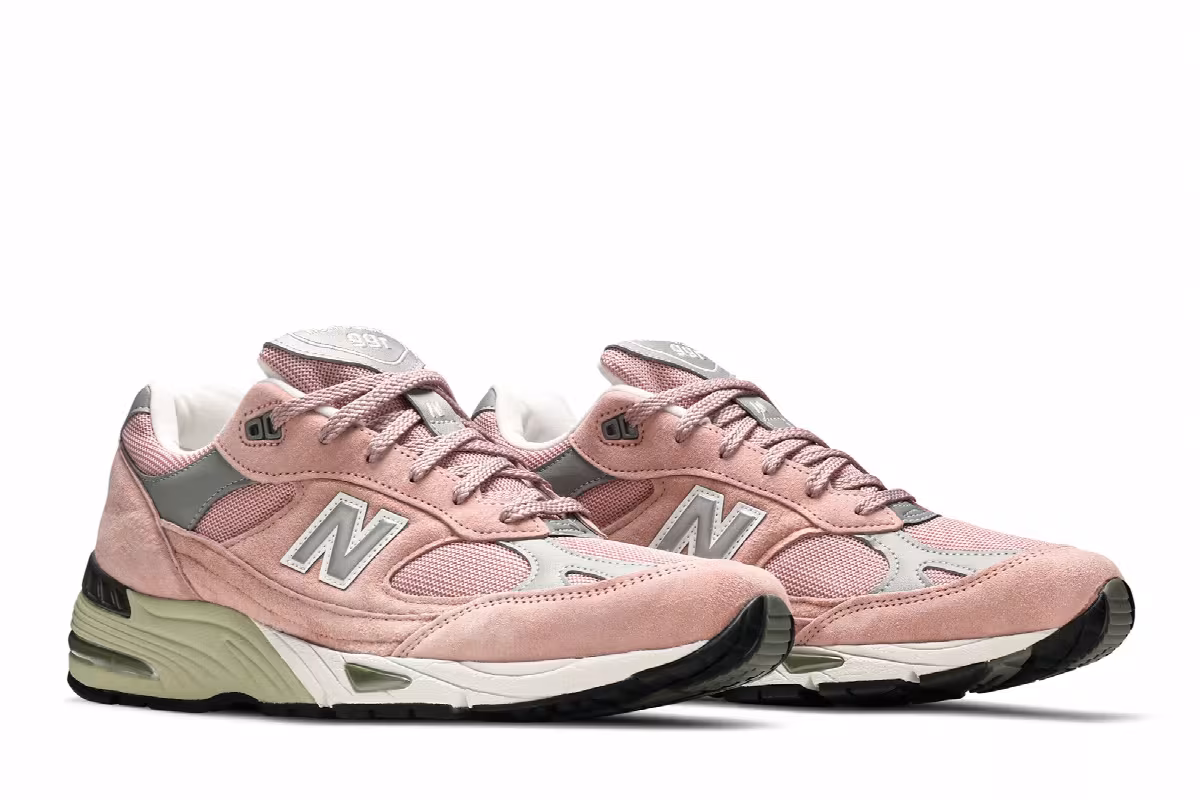 New Balance 991 Made in England Pink, view 9