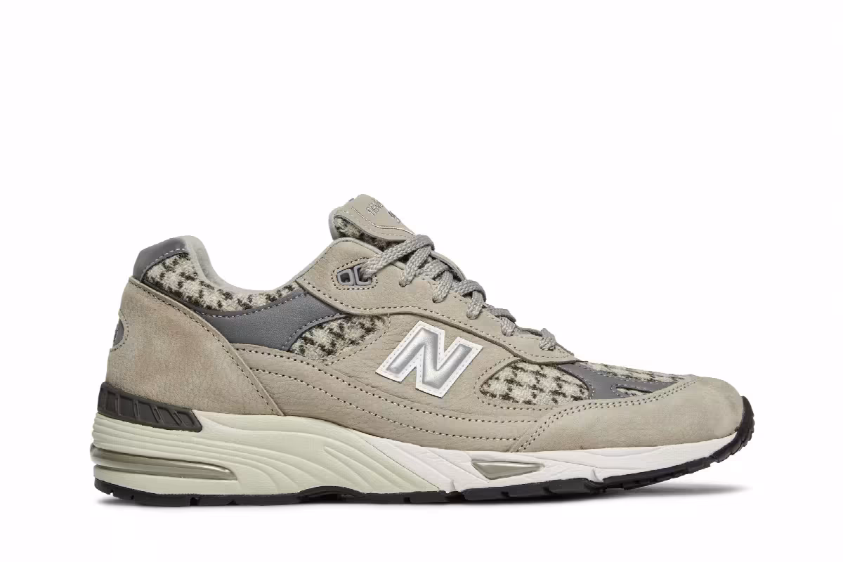 Harris Tweed x New Balance 991 Made In England Houndstooth, view 2
