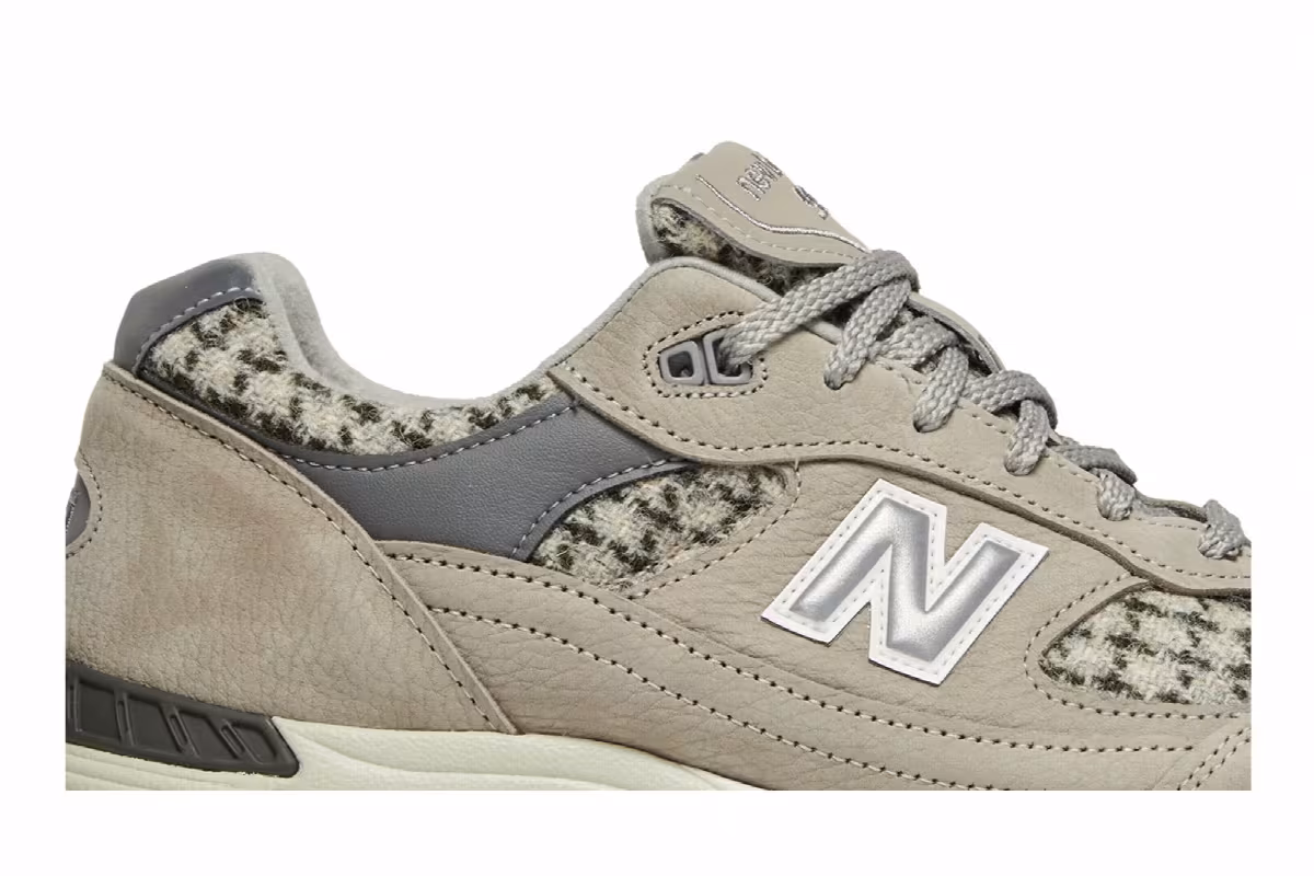 Harris Tweed x New Balance 991 Made In England Houndstooth, view 3