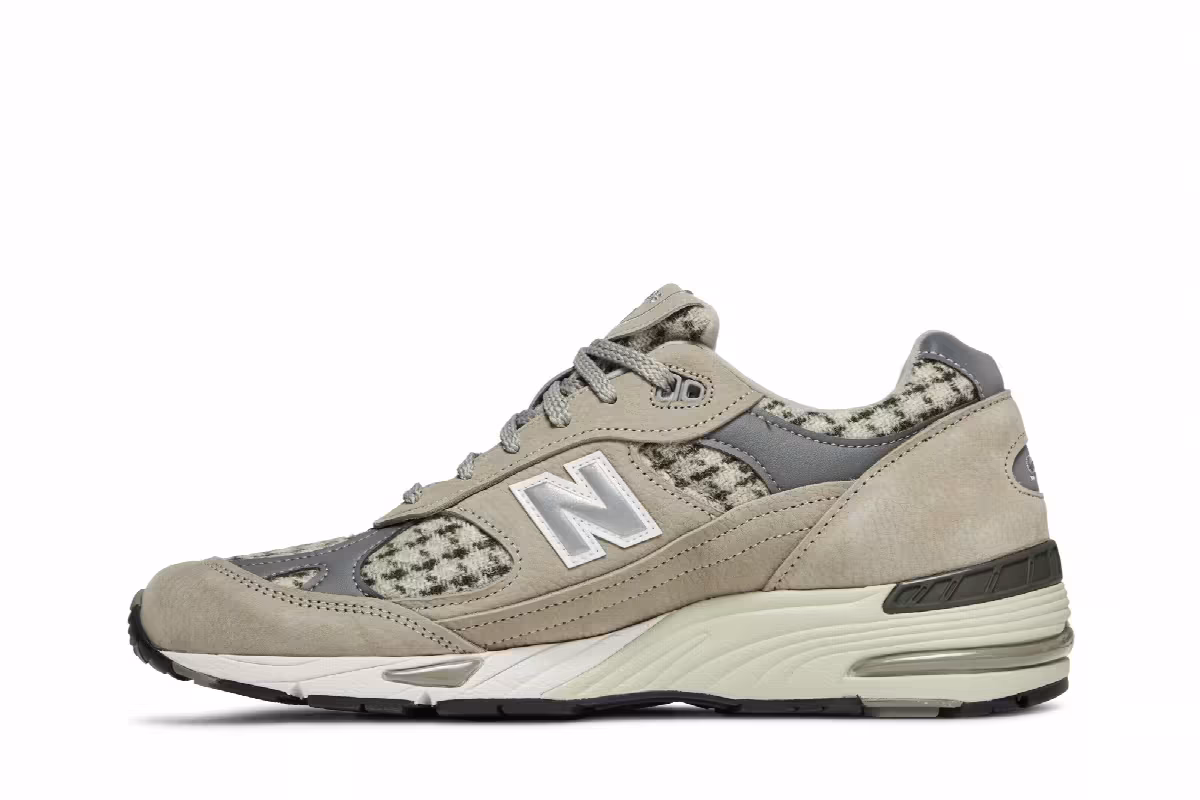Harris Tweed x New Balance 991 Made In England Houndstooth, view 4